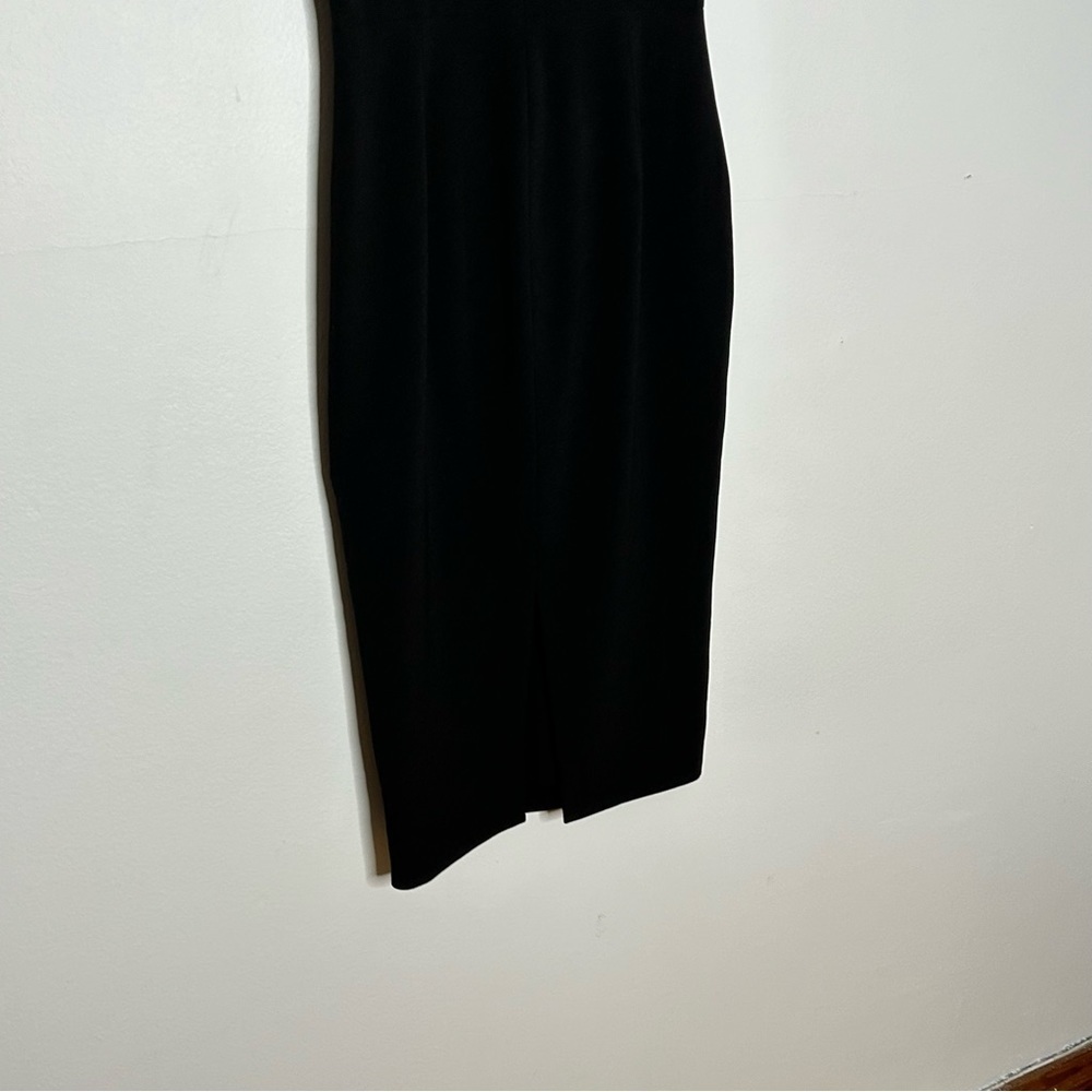Dress The Population Sz XS Black Sheer Nude Panel Bodycon Dress - Picture 4 of 13